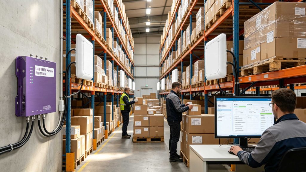 do rfid tags work on metal 2 UHF RFID tags on metal containers tracked by a fixed RFID reader in a European warehouse
