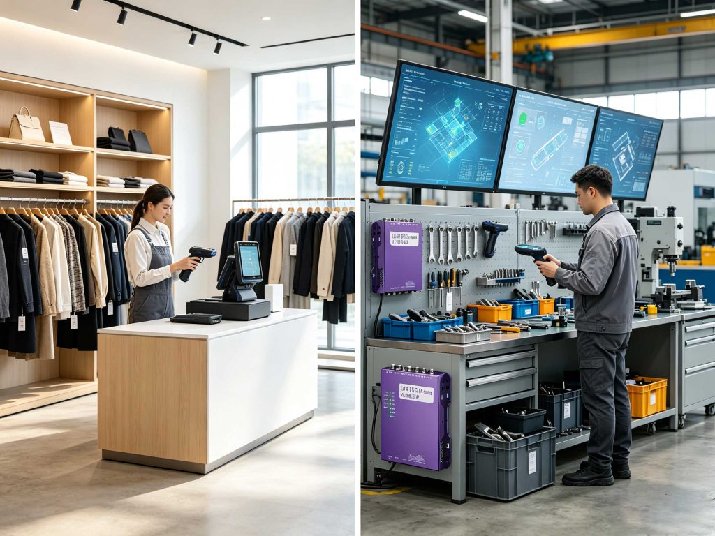 What Is RFID Tag Used For: Understanding RFID Identification Applications 2 RFID tags used for clothing checkout and industrial asset tracking systems