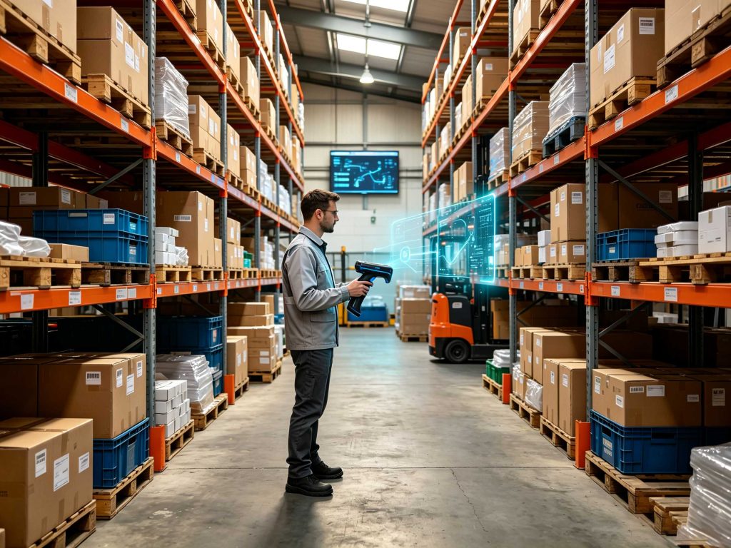 What Is RFID Tag Used For: Understanding RFID Identification Applications 1 RFID tagged products tracked in a European warehouse using smart identification technology