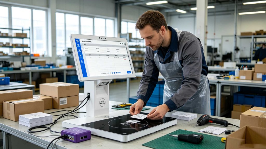 how to transfer rfid: UHF RFID Data Transfer Guide 1 UHF RFID reader writer programming data into a passive RFID tag in a European workstation