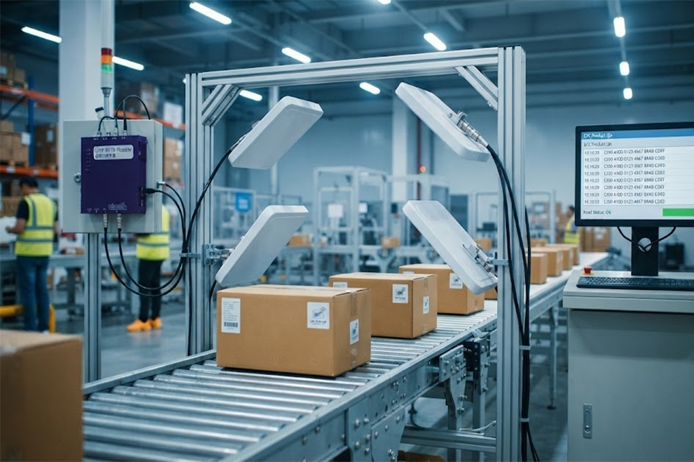 Long Range RFID Scanner for Conveyor Systems: H... Long Range RFID Scanner for Conveyor Systems: H...