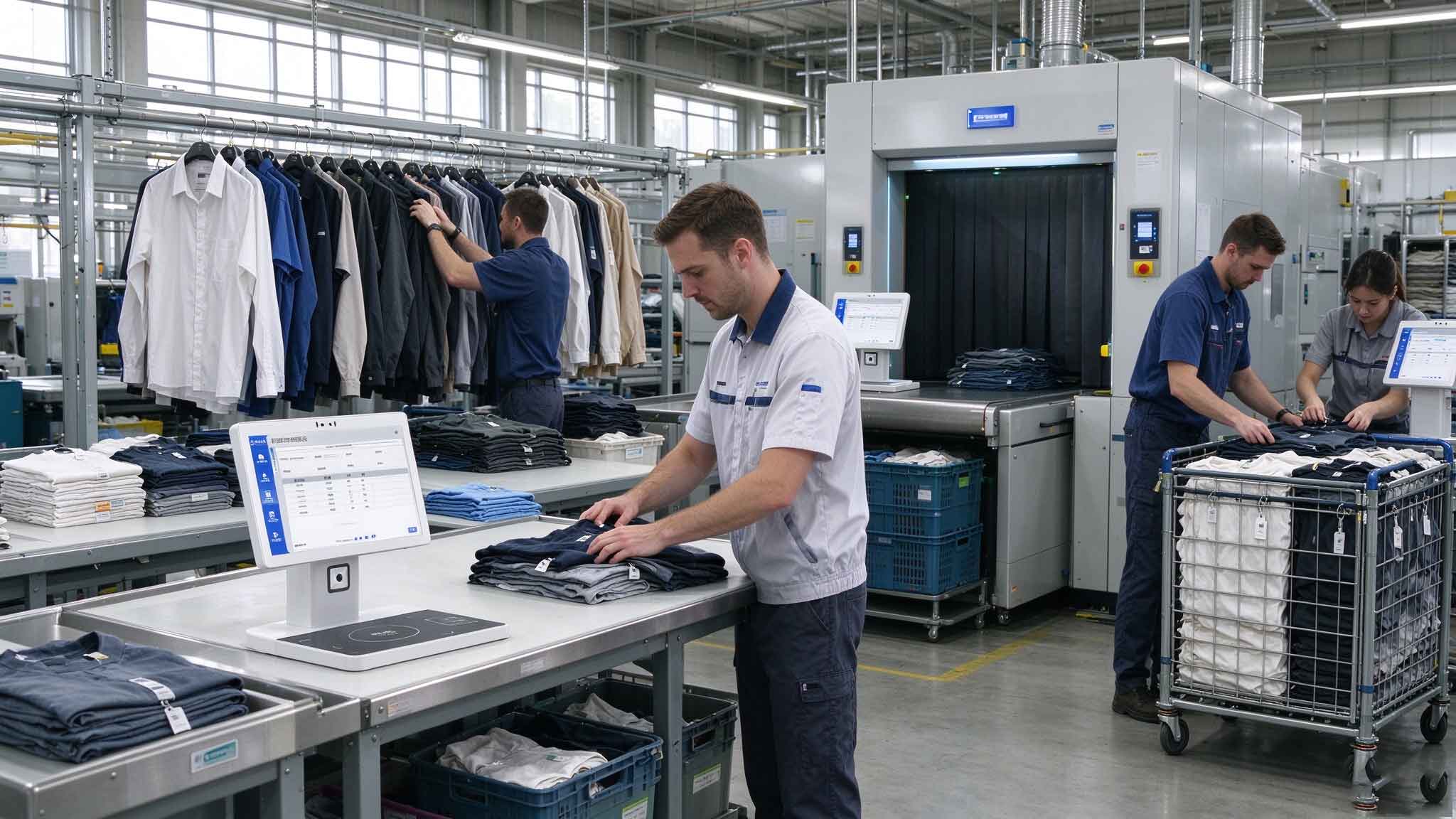 what does rfid mean on clothes 2 RFID tagged uniforms and textiles managed in an industrial laundry facility