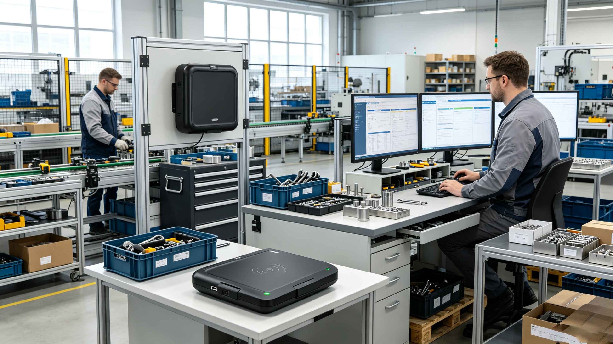 what does rfid stand for 2 Professional RFID reader system used for industrial asset identification and management