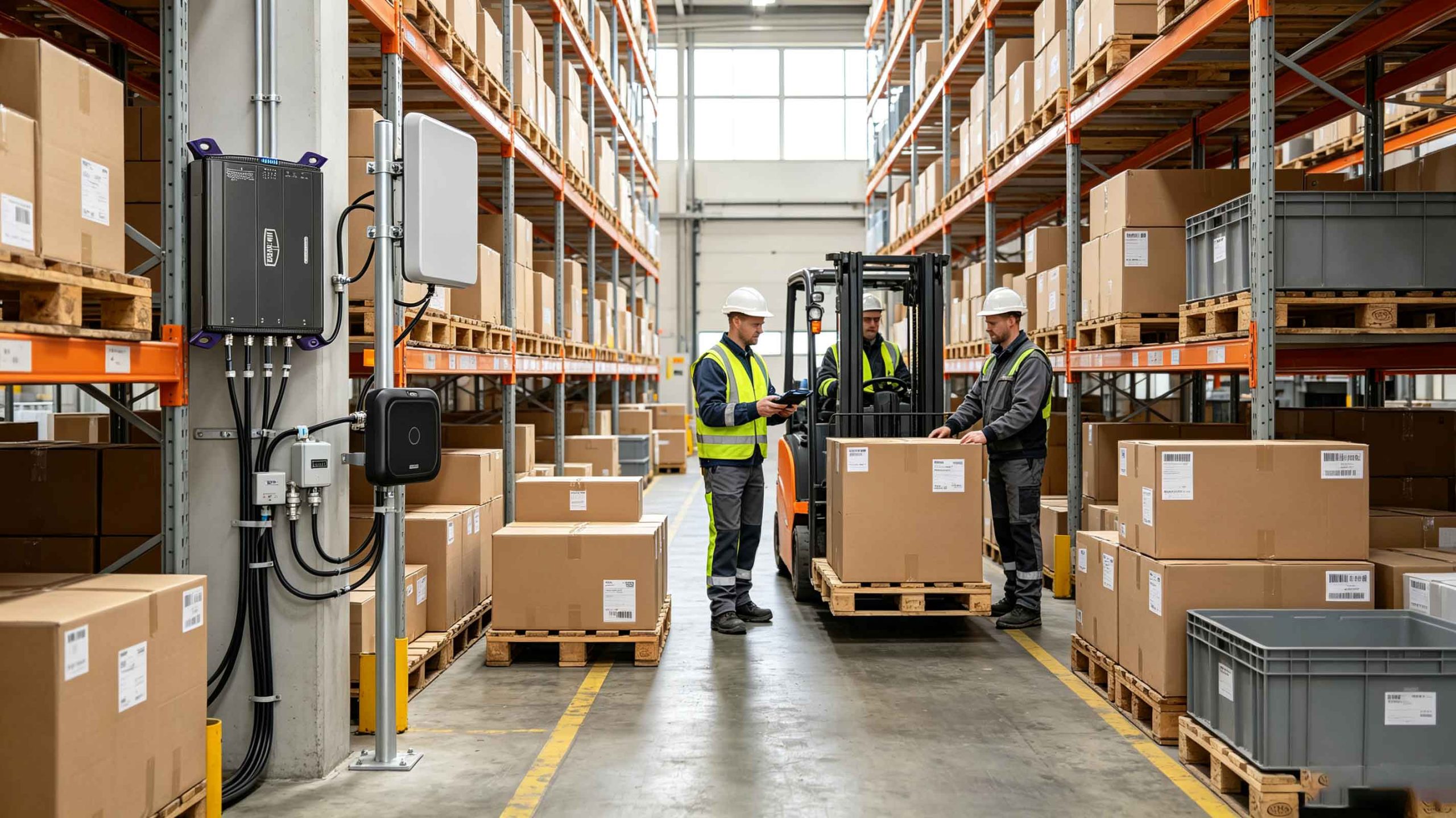 what can rfid tags be used for 1 RFID tagged cartons tracked by a UHF RFID reader in a European warehouse