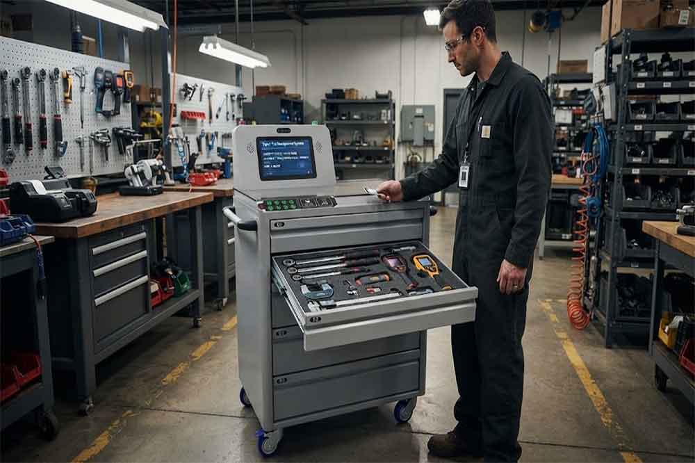 RFID Tool Cabinet for High-Value Tools: Trackin...