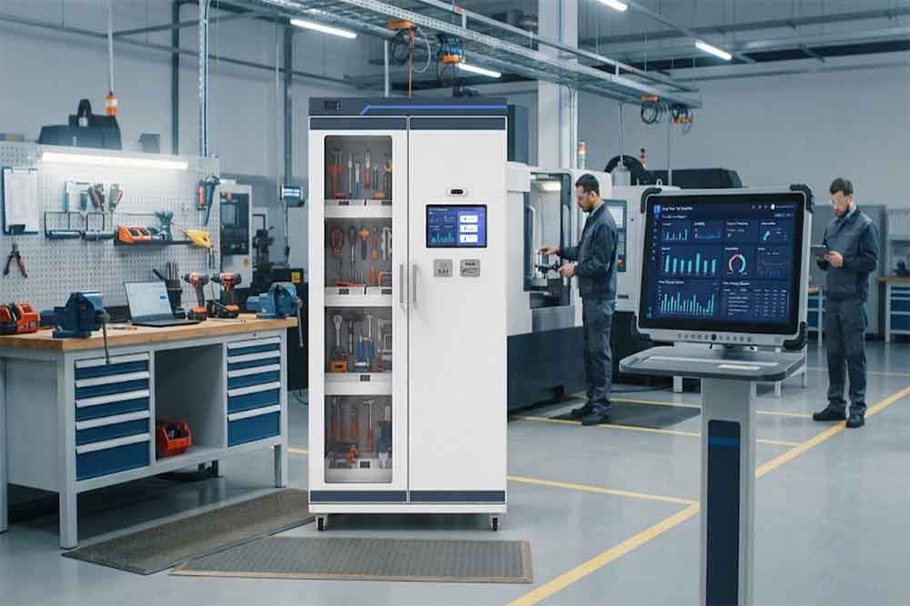 RFID Tool Cabinet for Tool Demand Planning: Sma...