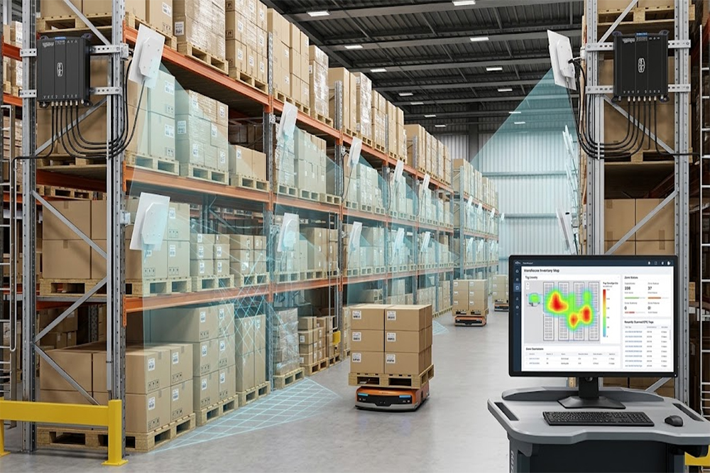 Long Range RFID Scanner for Warehouse Inventory: How to Scan Hundreds of Tags Faster 3 UHF RFID warehouse inventory system with long range readers