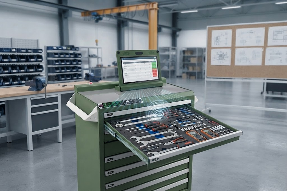 RFID Tool Management: How RFID Makes Tool Control Easier 4 Automated RFID tool inventory management system