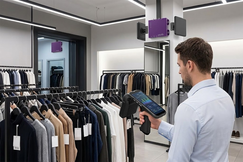 RFID retail inventory counting with UHF RFID technology