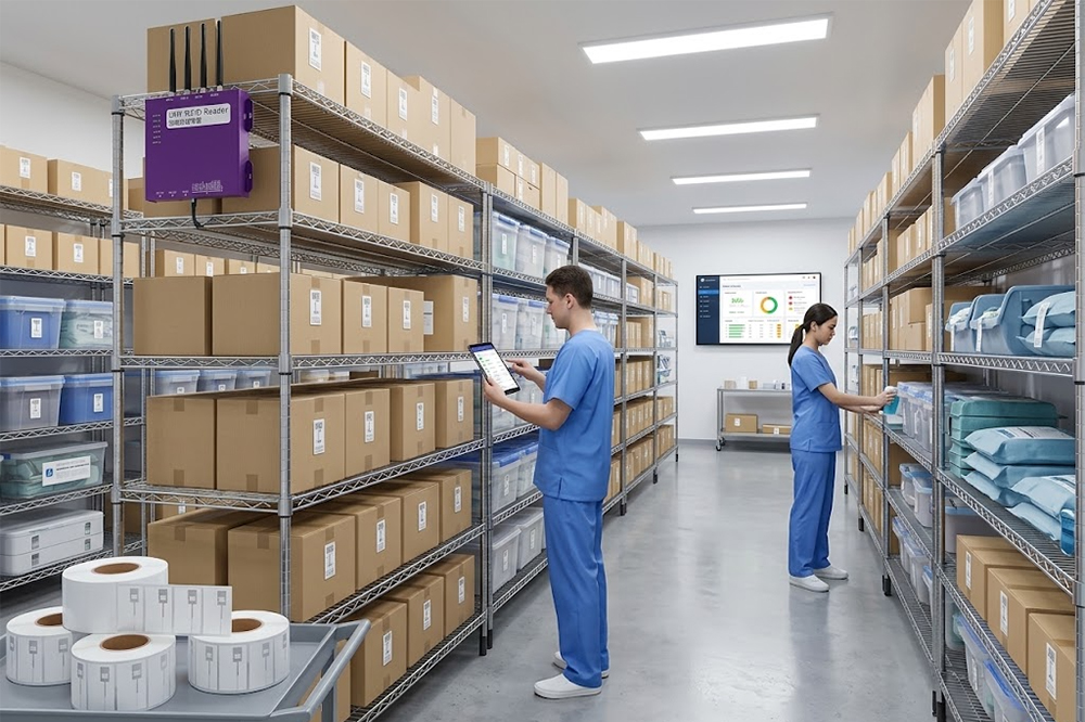 RFID hospital inventory management using UHF RFID technology