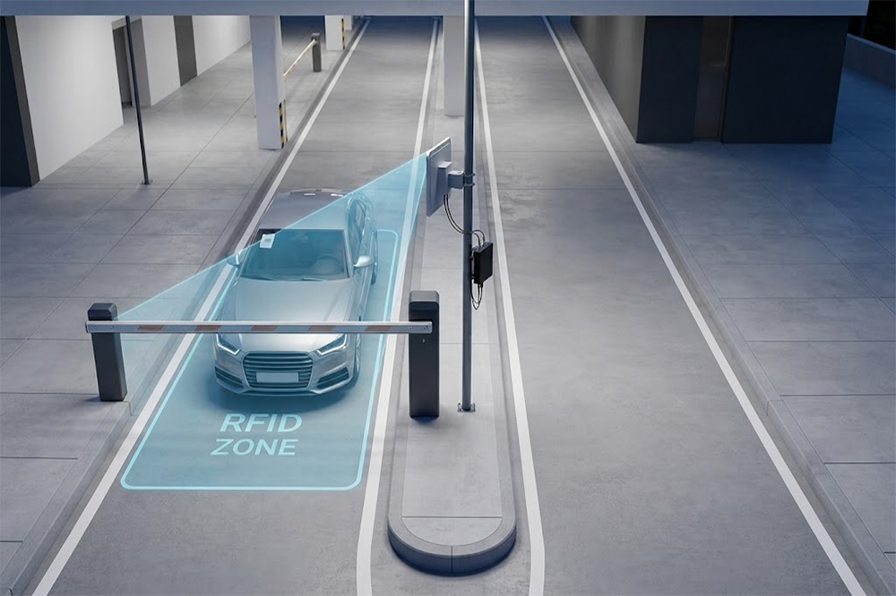 Long Range RFID Scanner for Parking: How RFID Automates Vehicle Identification 2 Controlled RFID reading zone for parking access