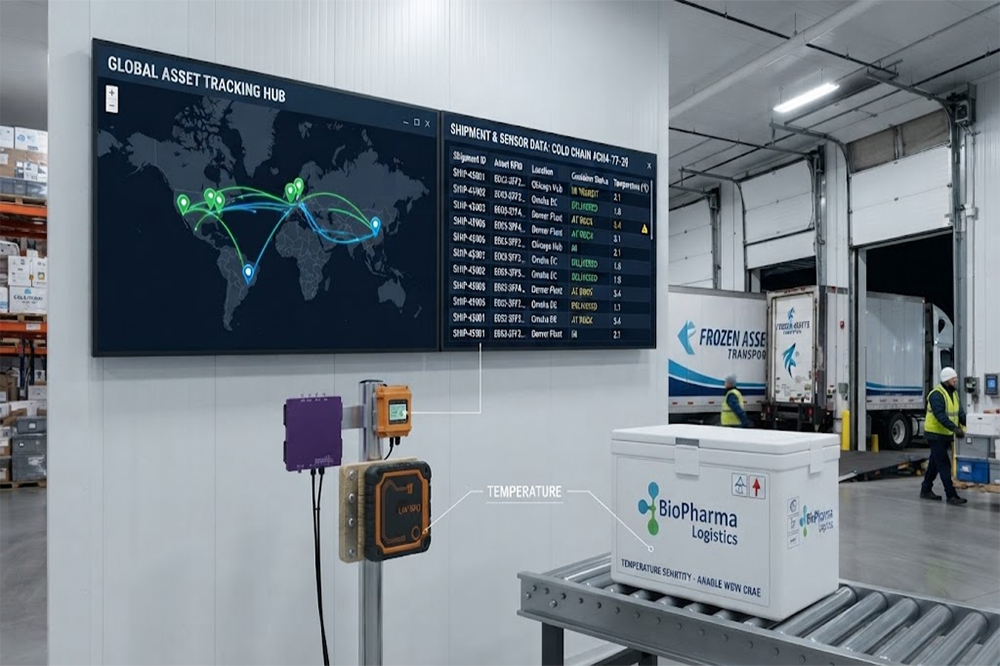 RFID and Temperature Monitoring Integration