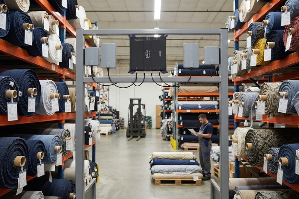 Long Range RFID Scanner for Textile Manufacturing and Garment Production 1 Long Range RFID Scanner for Textile Manufacturing