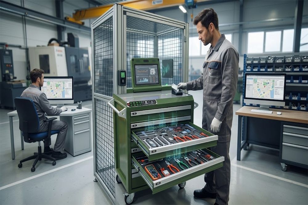 RFID tool access control for authorized industrial users
