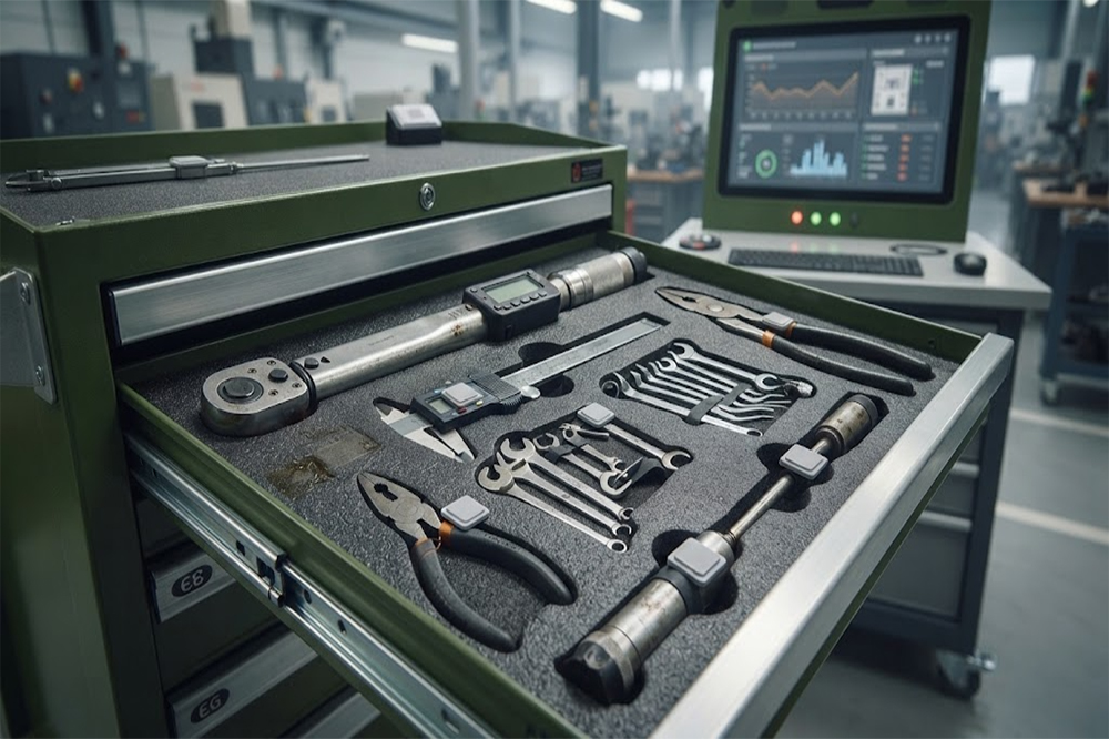 RFID control system for high-value and calibrated tools