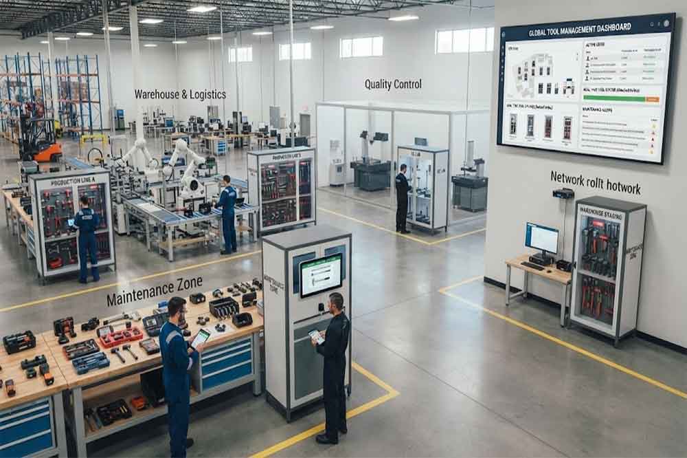 RFID Tool Cabinet Access Control: User Authentication and Tool Permissions 3 centralized access control for multiple RFID tool cabinets