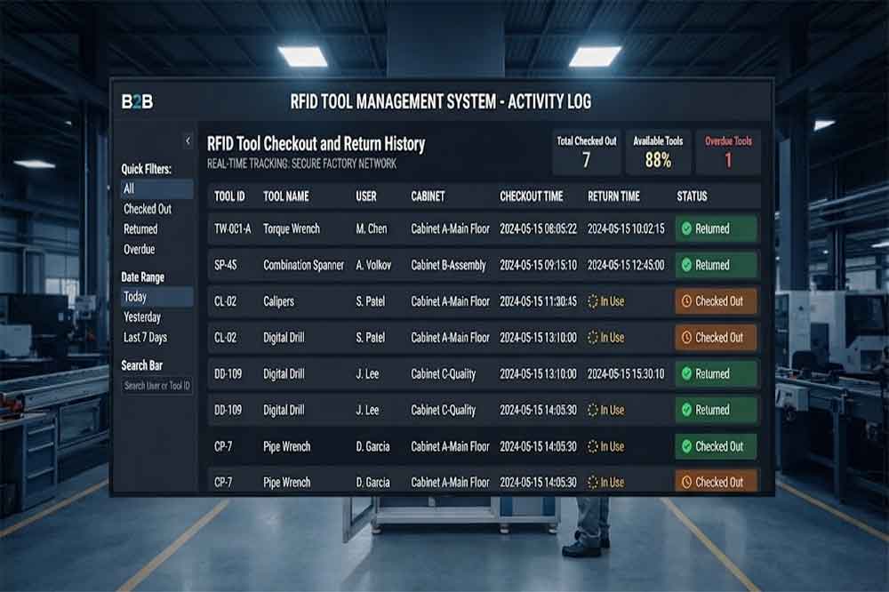 RFID Tool Cabinet Reporting and Analytics: Turning Tool Data Into Useful Management Information 1 RFID tool checkout and return report