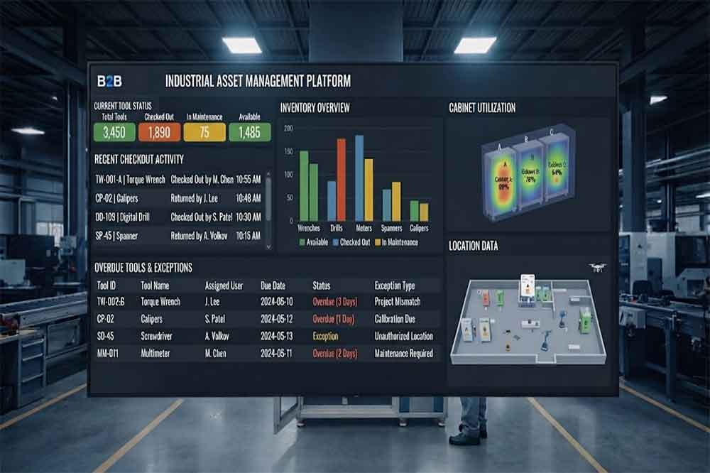 RFID Tool Cabinet Reporting and Analytics: Turning Tool Data Into Useful Management Information 3 RFID tool cabinet management dashboard
