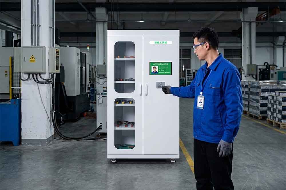 User authentication for an RFID tool cabinet