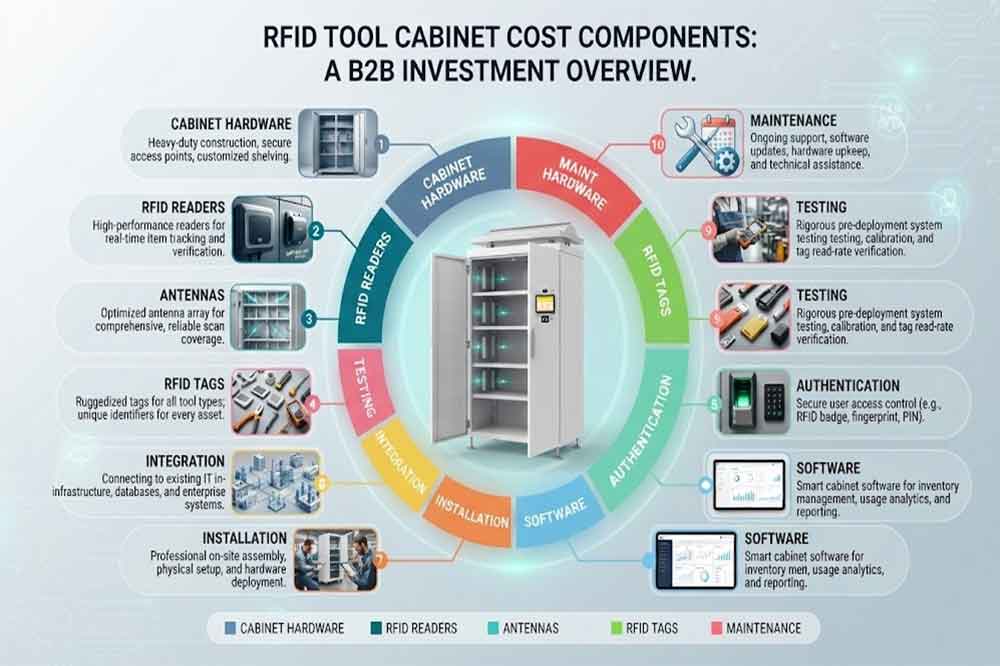 RFID tool cabinet cost components