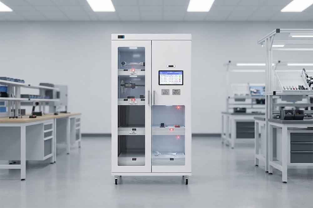 RFID tool cabinet inventory management and automated tool counting