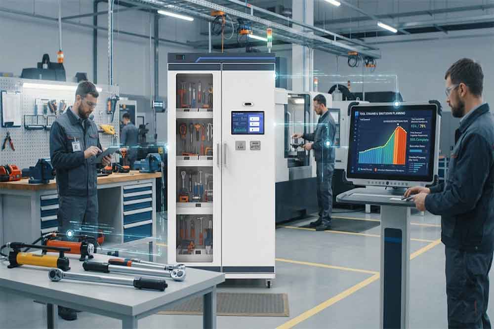 RFID Tool Cabinet for Tool Demand Planning: Smarter Planning for Tool Availability 2 RFID tool cabinet showing peak demand periods