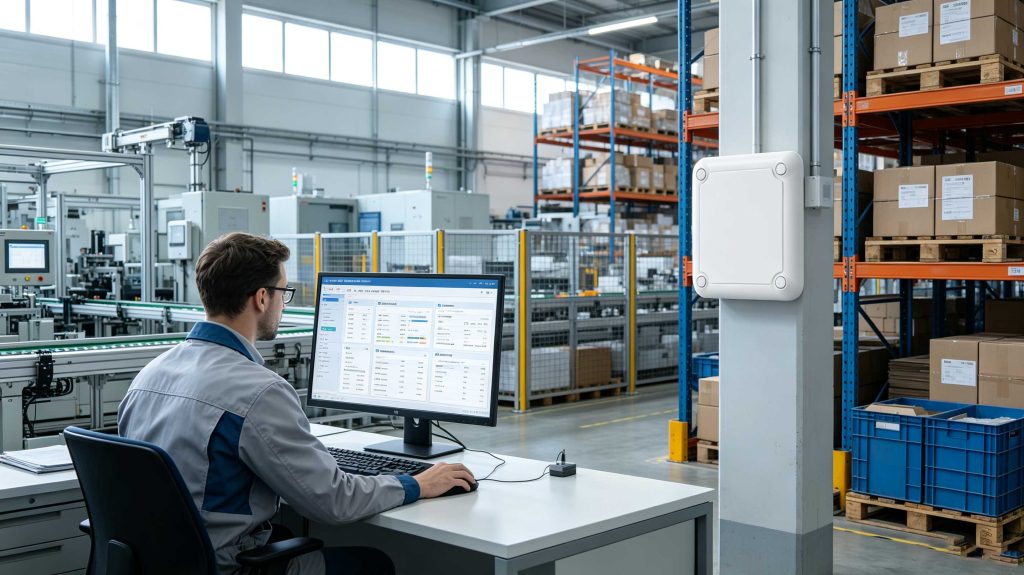 how to set up rfid 2 Engineer monitoring RFID inventory data integration in a European smart factory