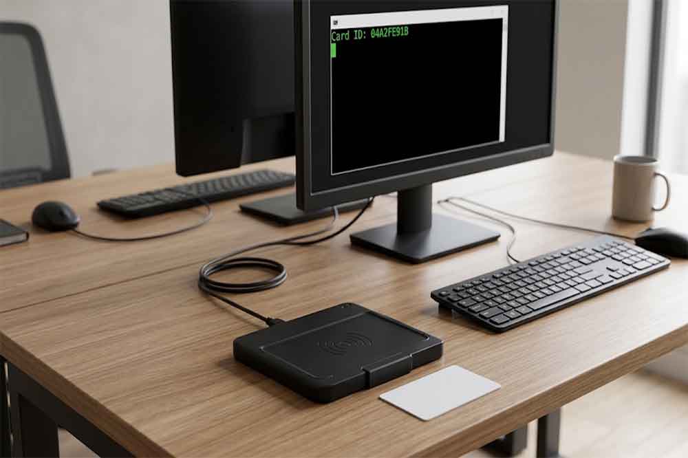 How to Connect USB RFID Reader to a PC