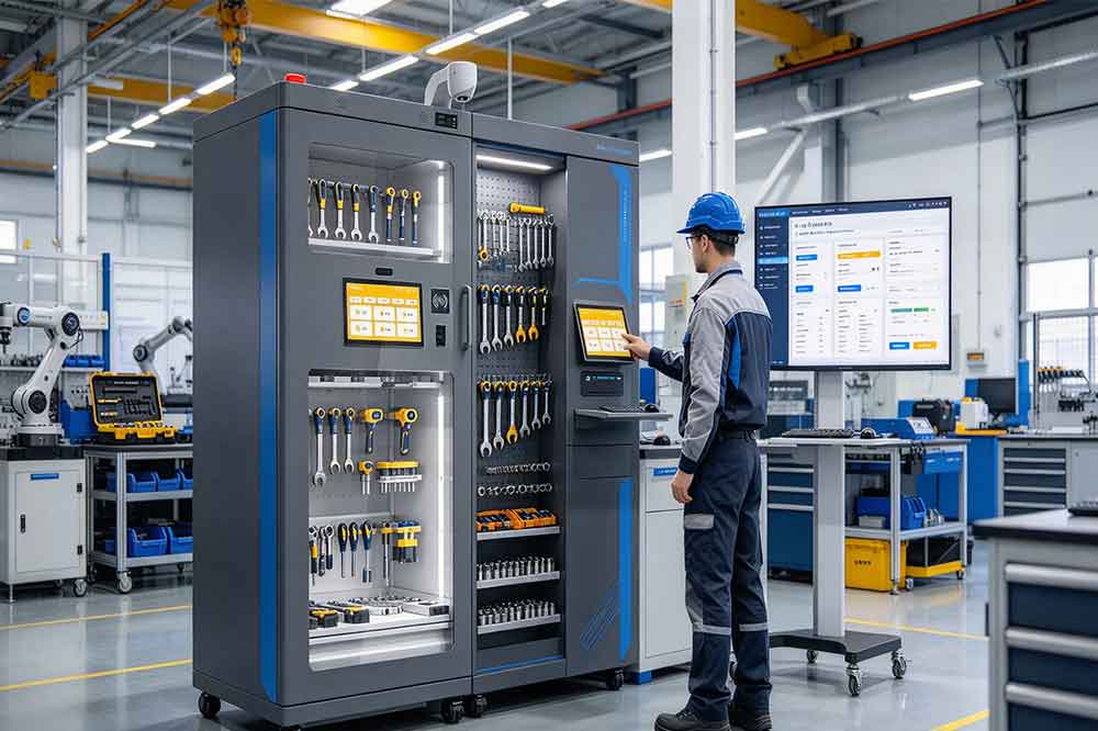 RFID Tool Cabinet for Tool Compliance Managemen... RFID Tool Cabinet for Tool Compliance Managemen...