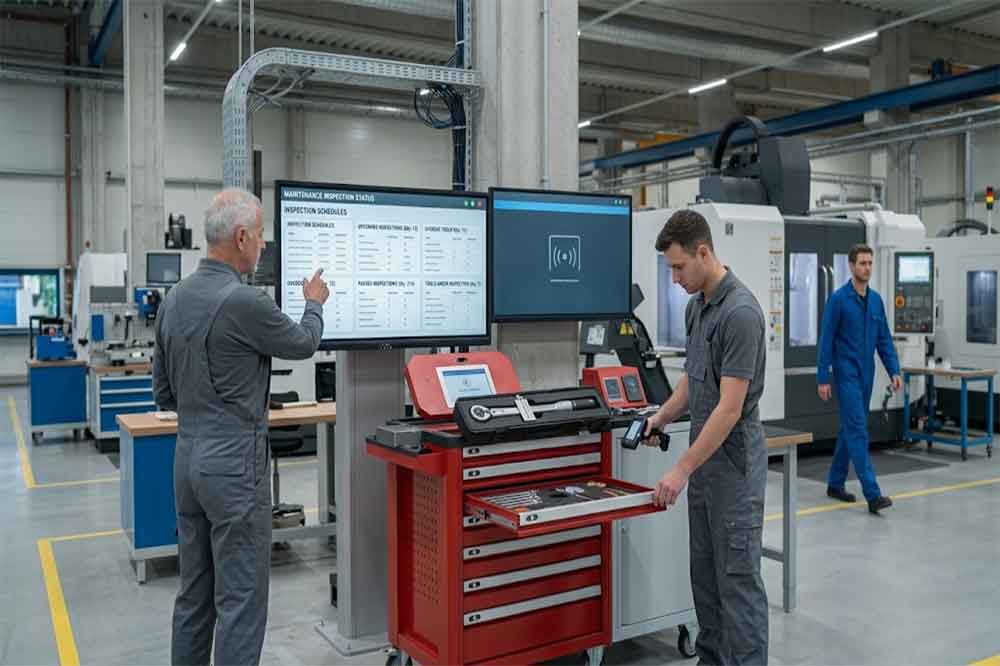 RFID Tool Cabinet for Tool Inspection Schedulin...