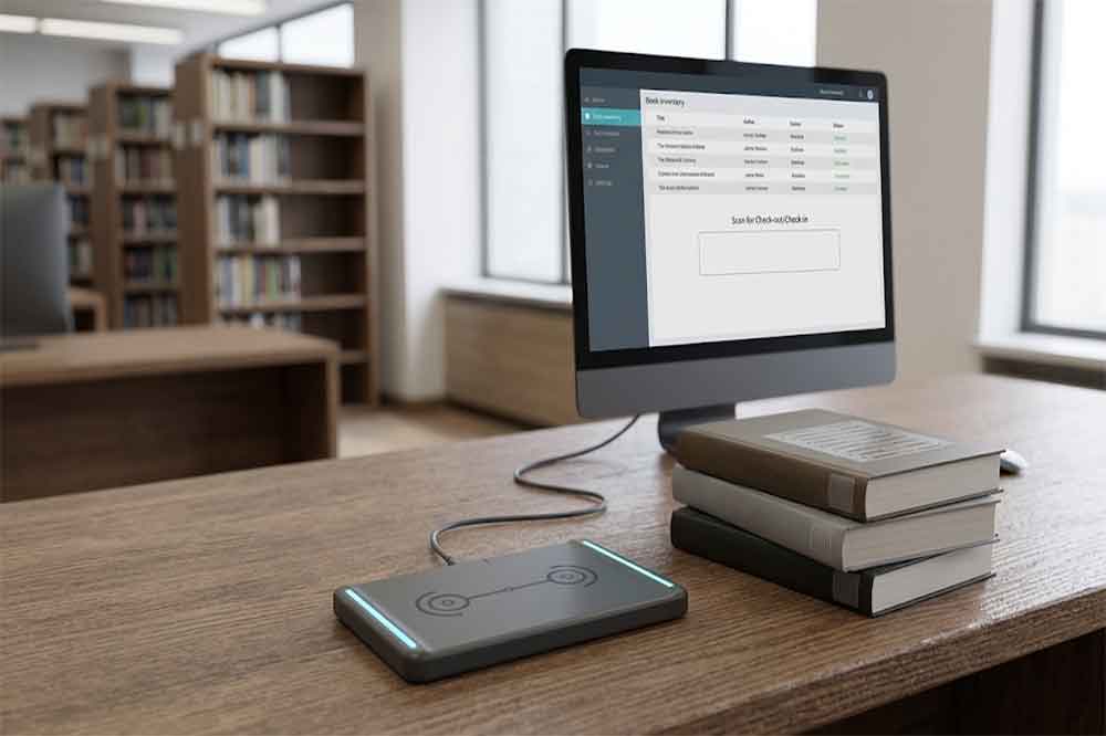 USB RFID Readers for Library Book Management